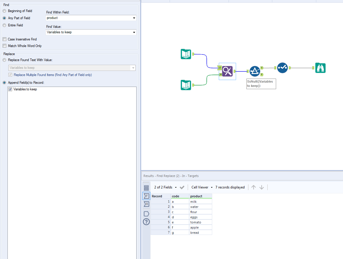 Solved Removing variables from another dateset Alteryx Community