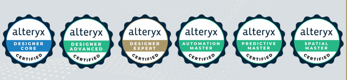 Nous remettrons des badges numériques pour toutes nos certifications, notamment Designer Core, Designer Advanced, Designer Expert, Predictive Master, Automation Master et Spatial Master.