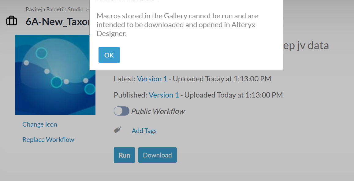 Macro.Yxmc) On Gallery - Alteryx Community