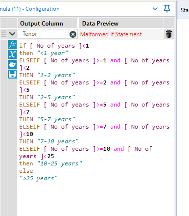 Solved: Nested and multiple If else statements - Alteryx Community