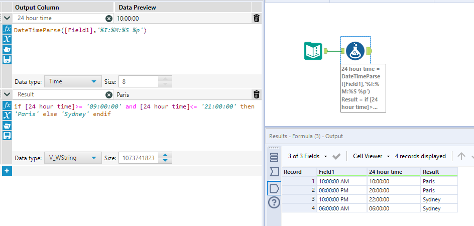 Formula With 12-Hour Time - Alteryx Community