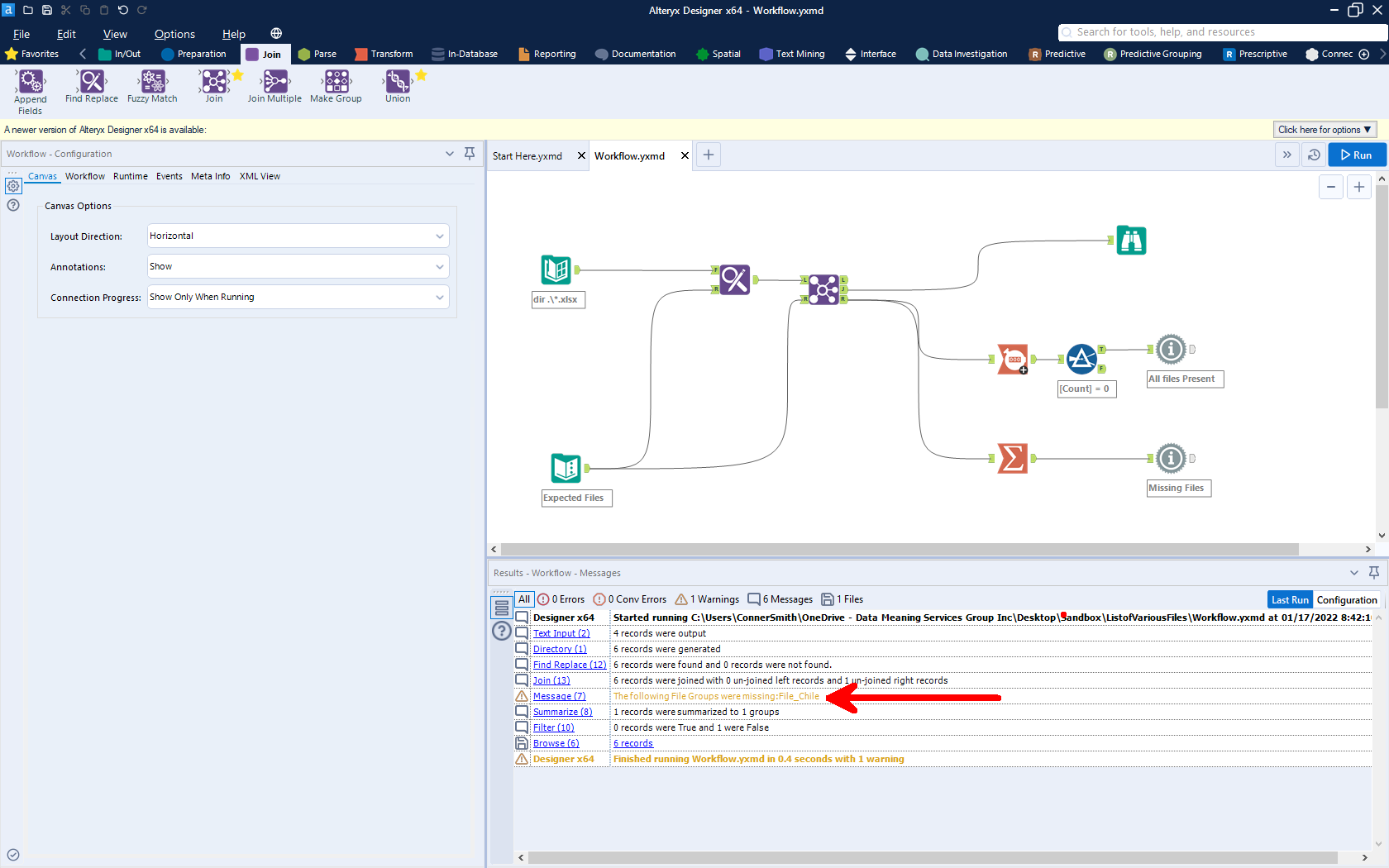 Solved Source File missing notification from Alteryx Alteryx Community