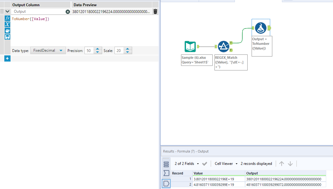 Decimal Point added automatically Alteryx Community