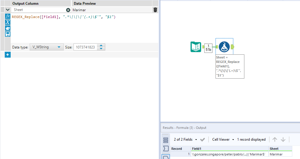 Solved Extracting The Name In The Full Path Alteryx Community 7639
