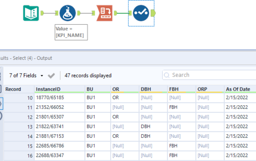 Solved For Each Instanceid Transpose The Column Values In Alteryx Community 2443