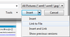 Link To File option in Powerpoint