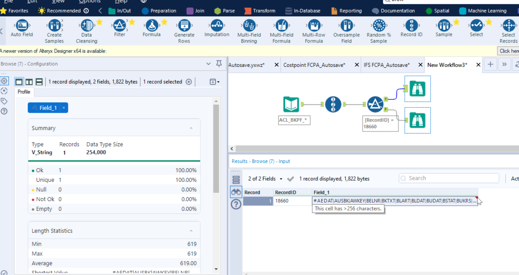 Error Too Many Fields In Record Alteryx Community 3656