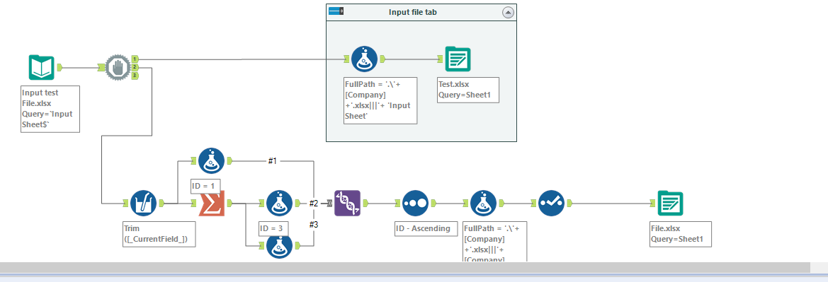 Solved: Splitting a column data into separate tabs. - Alteryx Community