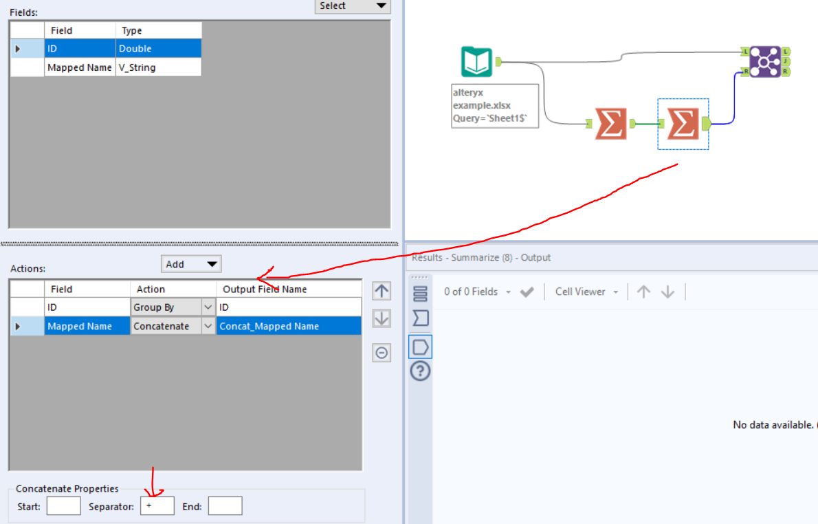 Solved Concatenate Distinct String Values Alteryx Community 1074