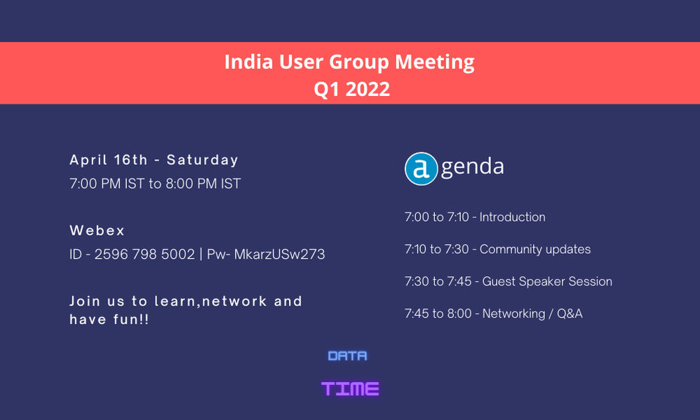 1130 to 1140 - Introduction 1140 to 1200 - Community updates 1200 to 1215 - Gusest Speaker Session 1215 to 1230 - NetworkingQ&A (5).png