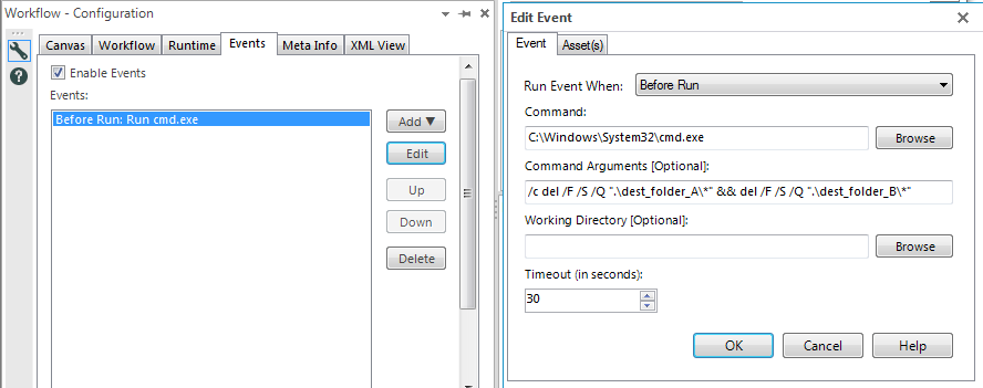 Solved: Run Command Tool - cmd.exe runs perfectly until I  - Alteryx  Community