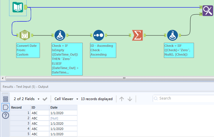Solved How To Check The Condition Of Multiple Rows Groupe Alteryx 1478