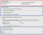 The red box variables need to be set by the user. Variables in the blue boxes are default settings.