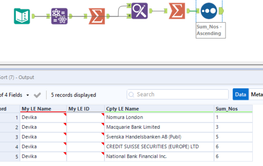 Alteryx Delete Row Formula