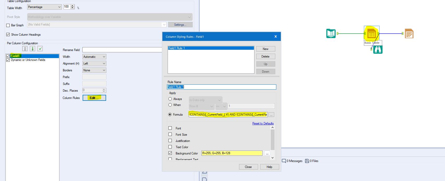 Solved Highlighting Certain Letters Alteryx Community