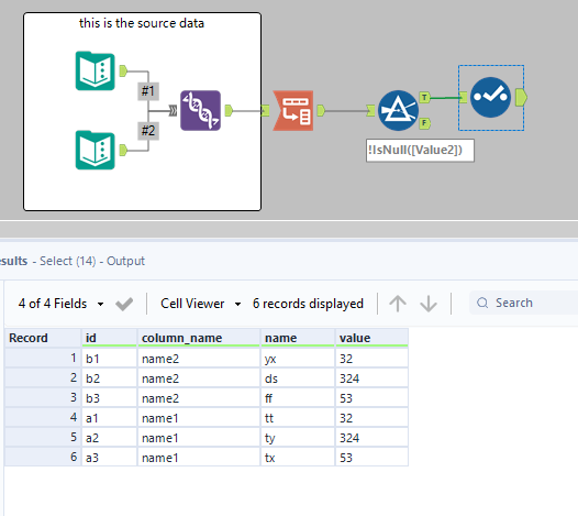 Solved: How to get the column name as the value - Alteryx Community