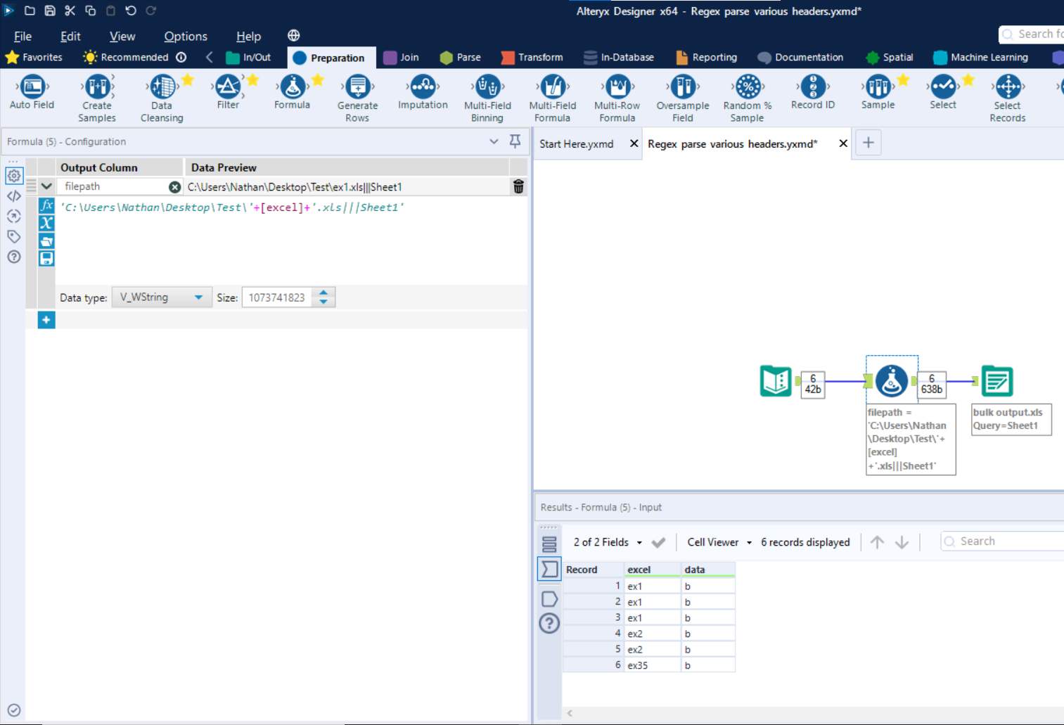Output several excel files Alteryx Community