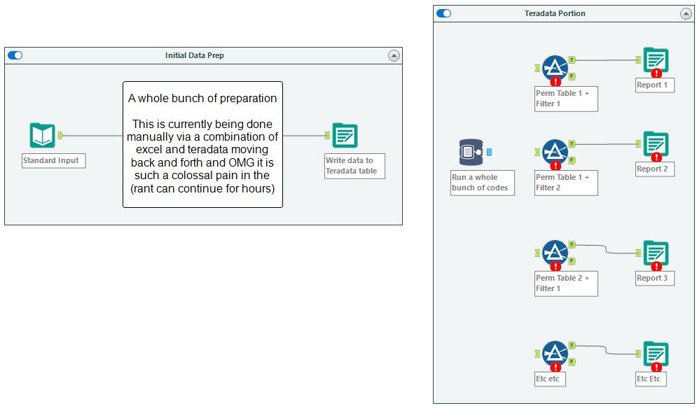 Solved Run queries in Teradata through A... Alteryx