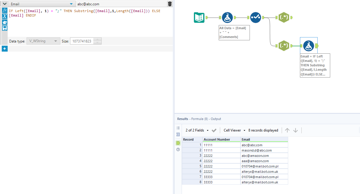 Solved Extracting Email Address From Columns Alteryx Community 6781