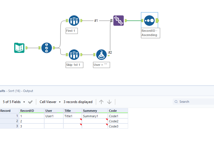 Solved How To Remove Duplicates In One Singular Column Alteryx Community 4901