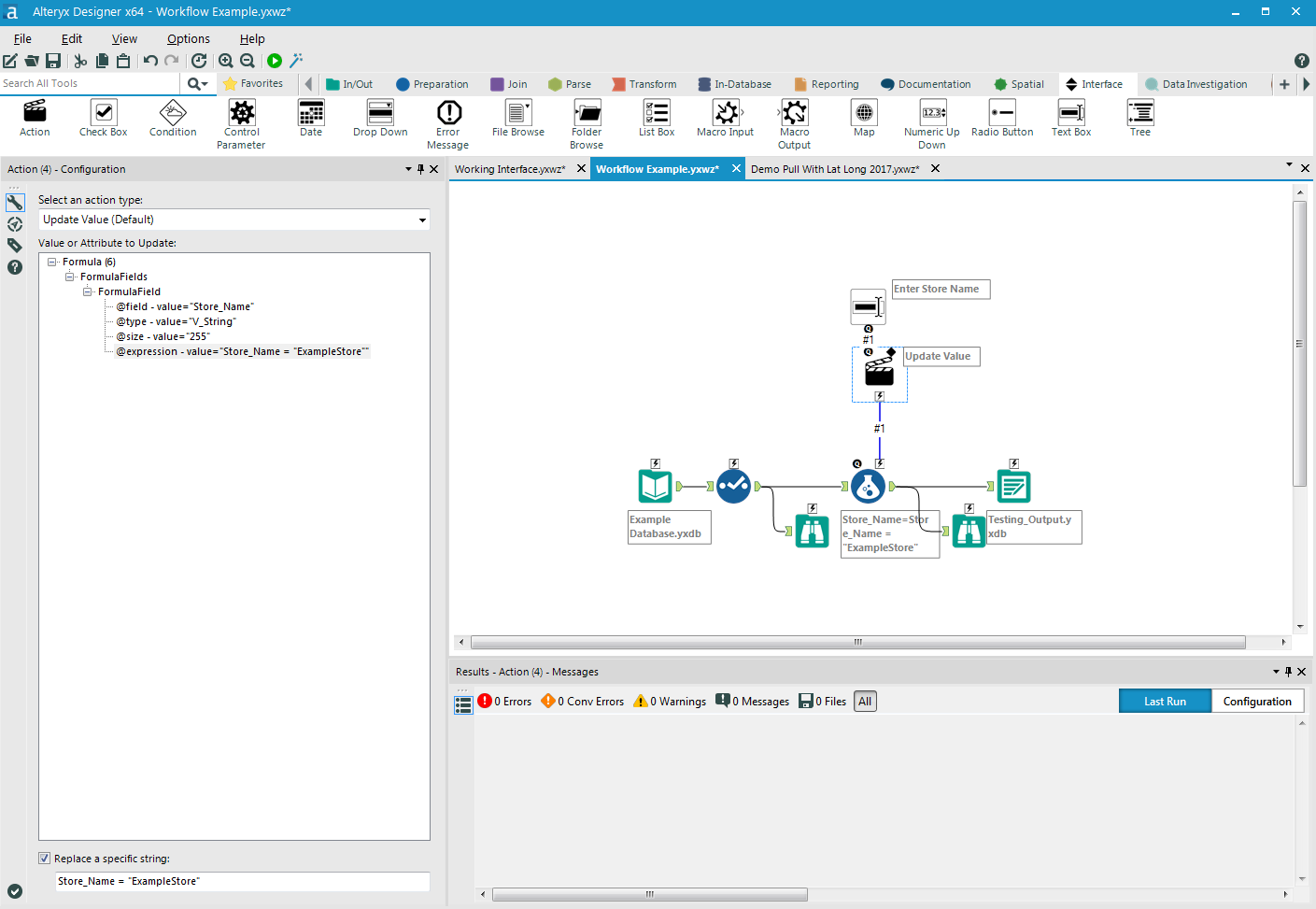 Issues with Interface Tools Text Box Alteryx Community