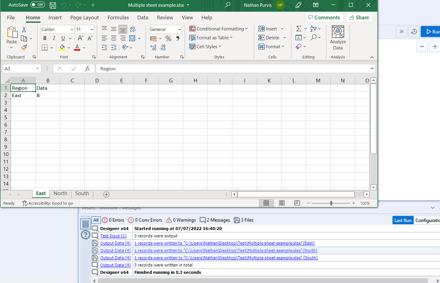 Solved: Output to Excel spreadsheet and change tab names Alteryx Solved: Output to Excel spreadsheet and change tab names Alteryx