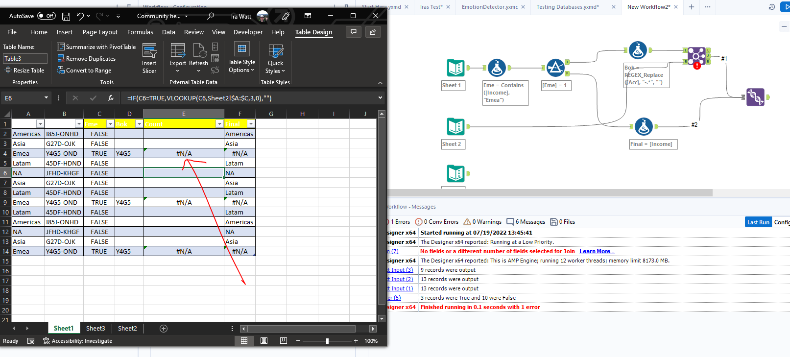 Solved: B Excel Formulas - Alteryx Community