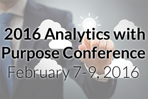 2016 Analytics with Purpose Conference