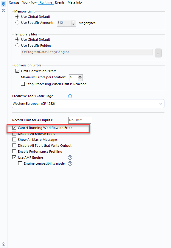 Emails when using AMP Engine Alteryx Community