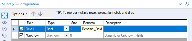 Renaming the field "Rename_Field"