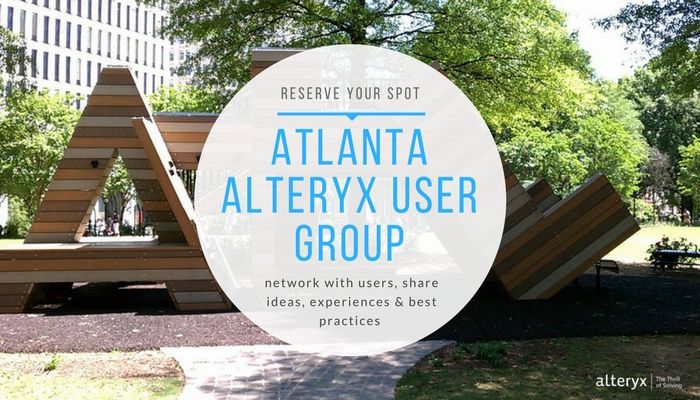 Atlanta Alteryx User Group Meeting - 12/14/17