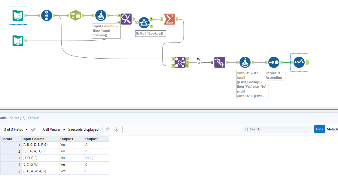 Find first occurrence from set of strings - Alteryx Community