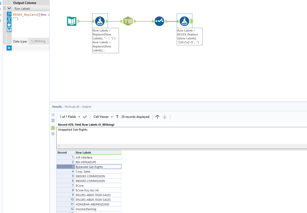 Solved: Removing the unwanted Text & Numeric Value - Alteryx Community