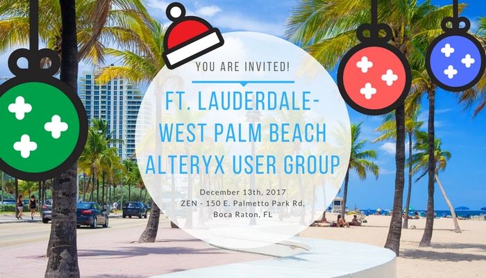 RSVP for the Ft. Lauderdale-West Palm Beach, FL User Group Meeting