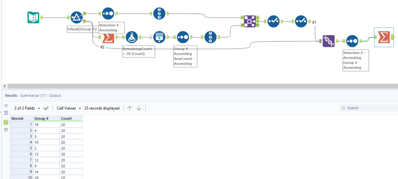 Solved Group By Column Based On Sort Alteryx Community 7621