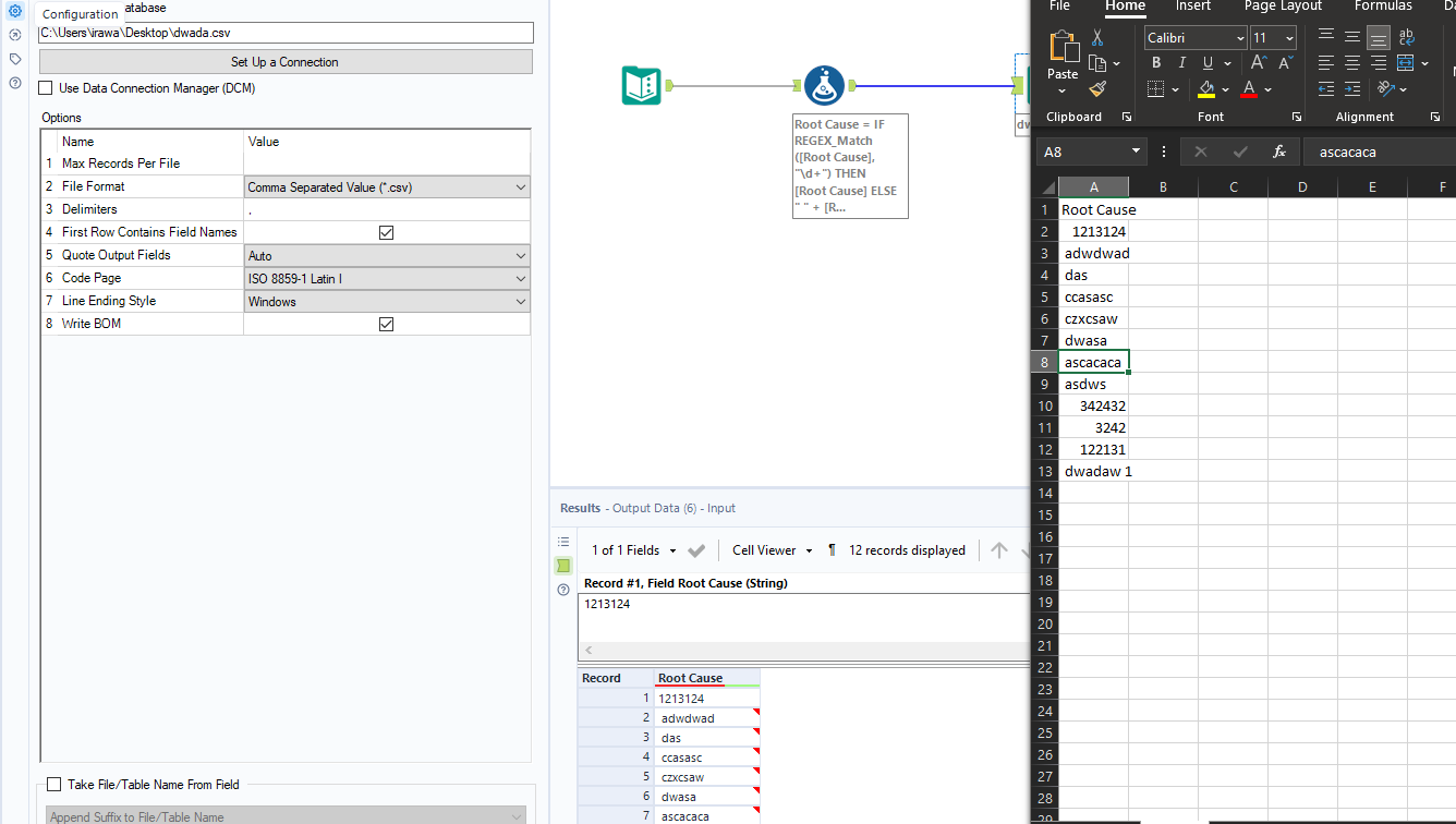 Solved ADD Space to text not to numbers Alteryx Community