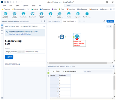 Machine learning hot sale in alteryx