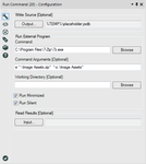 A look at the RunCommand tool config using 7zip