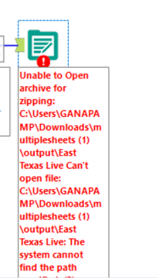 Solved: Output to multiple sheets in same workbook not pos - Alteryx  Community