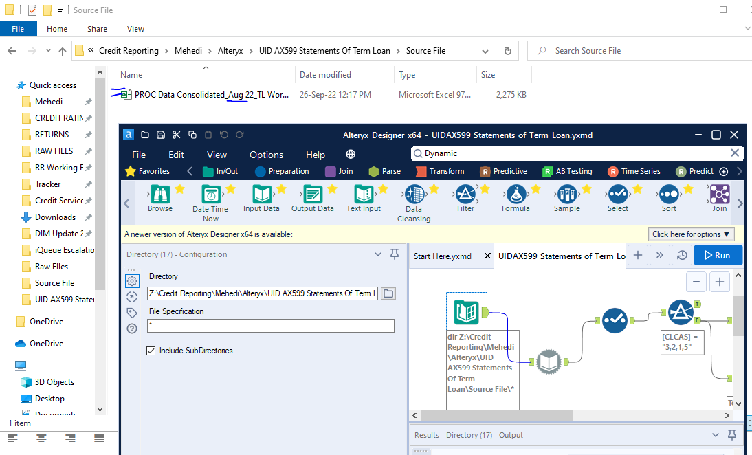 Dynamic Input Alteryx Community 5052