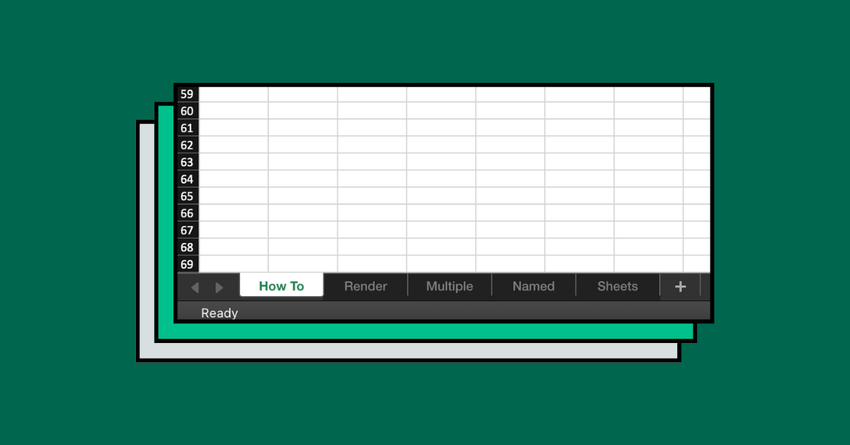 How to Render to Multiple Named Excel Sheets Alteryx Community