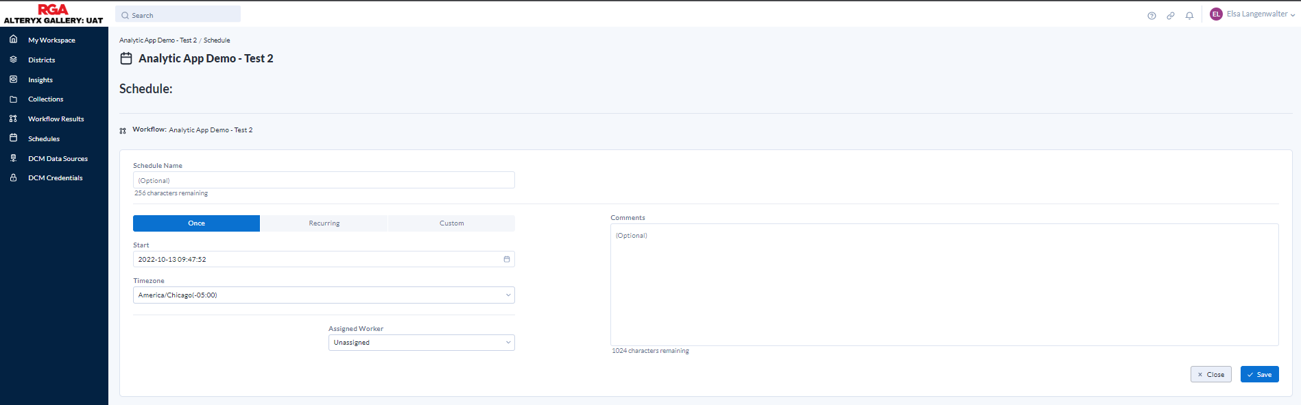 Configure App Values When Scheduling Analytical Ap... Alteryx Community