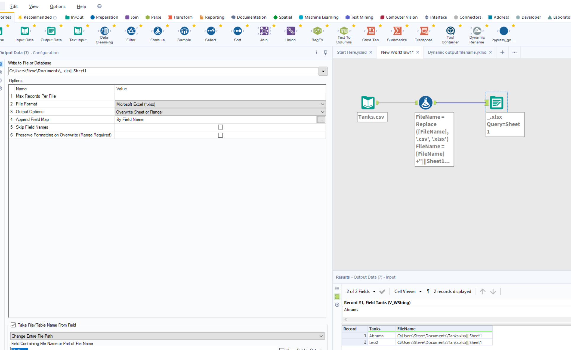 Solved Input Name Output Name Alteryx Community 2084