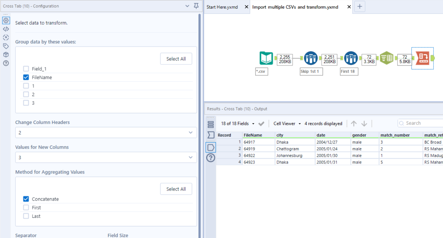 Solved Merge Multiple Csv Into Single Excel Alteryx Community 8389