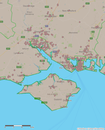 Map of point in polygon indb results.png