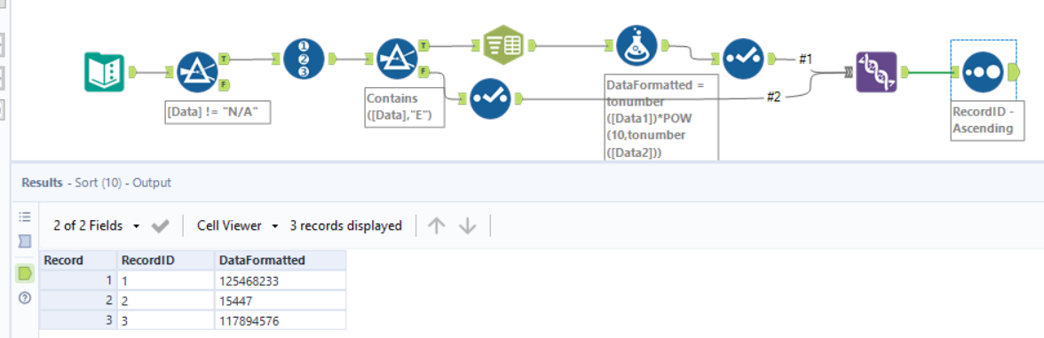 Solved: How to format a column into numbers but ignore an... - Alteryx ...