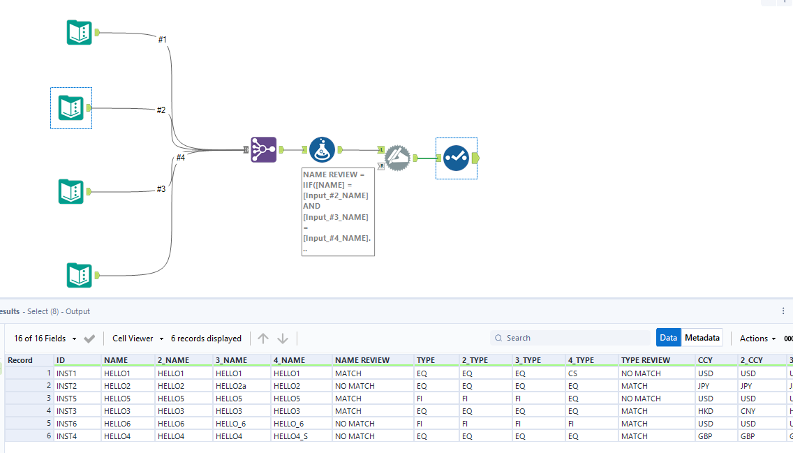 Compare Multiple Sources Alteryx Community 3378