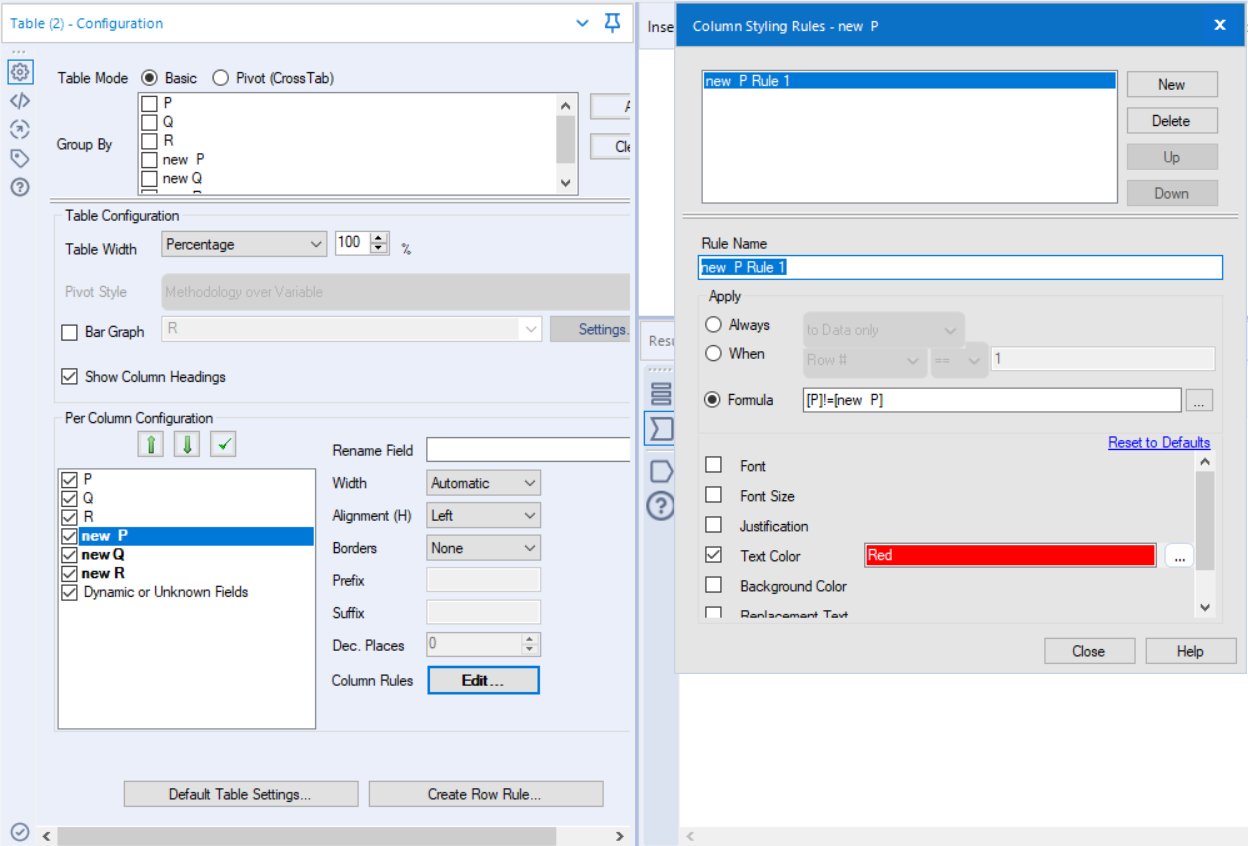 Solved Highlight cells in output Alteryx Community