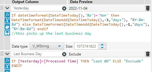 Bringing Last Business Day Data - Alteryx Community