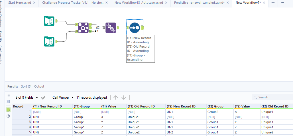 Comparison of two tables - Question - Alteryx Community